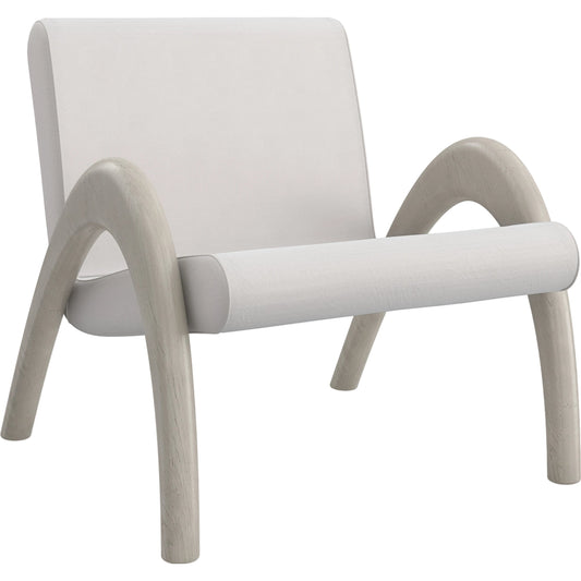Coco Accent Chair by Caracole in taupe and fossil. Made from ash in a modern style.