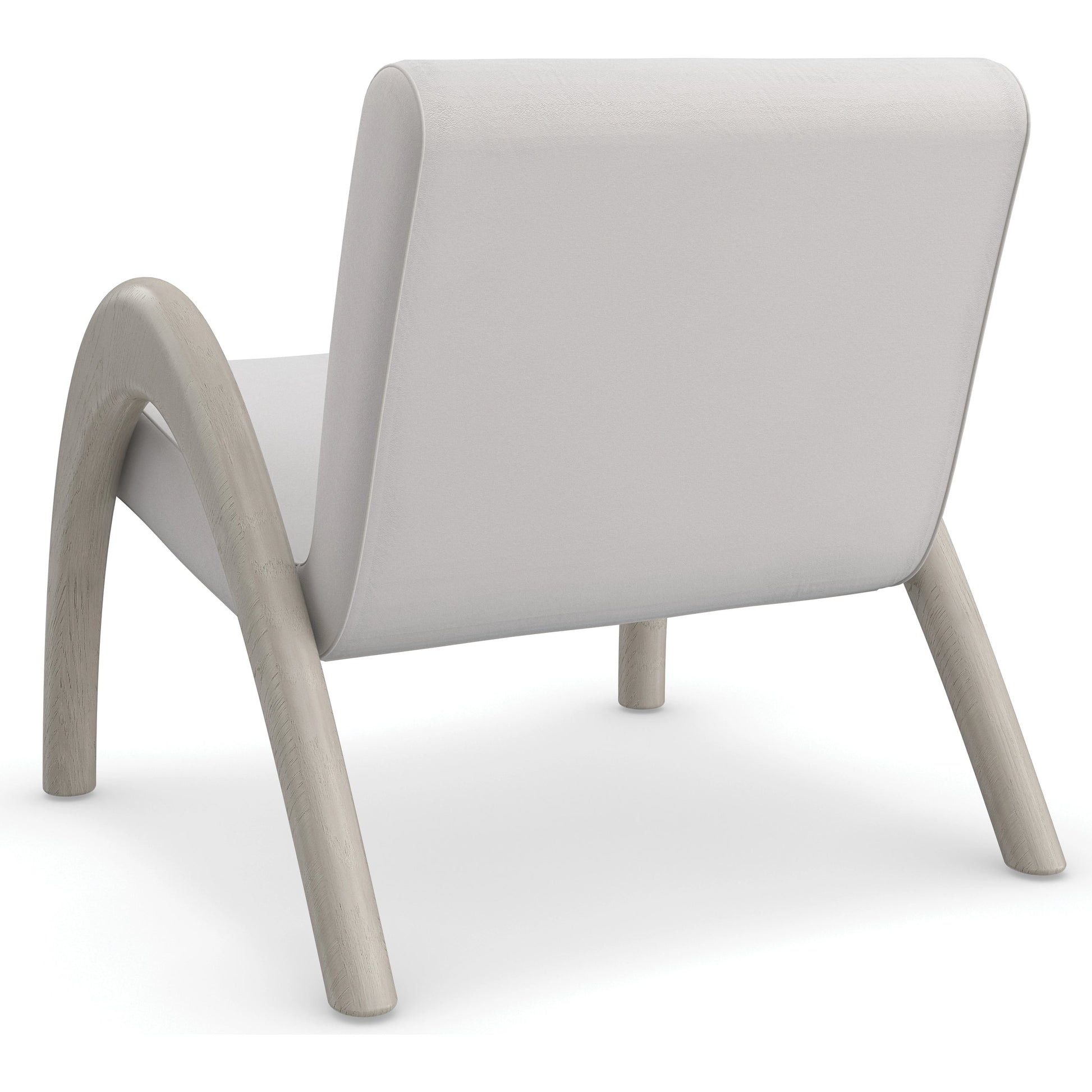 Coco Accent Chair by Caracole in taupe and fossil. Made from ash in a modern style.