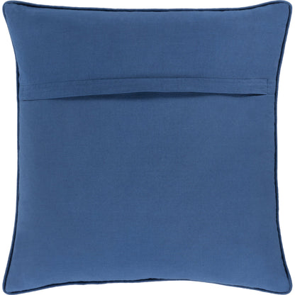 Khavi Pillow - 30582 by Surya in dark blue, rose, plum, light beige. Made from 100% cotton in a eclectic & global style.