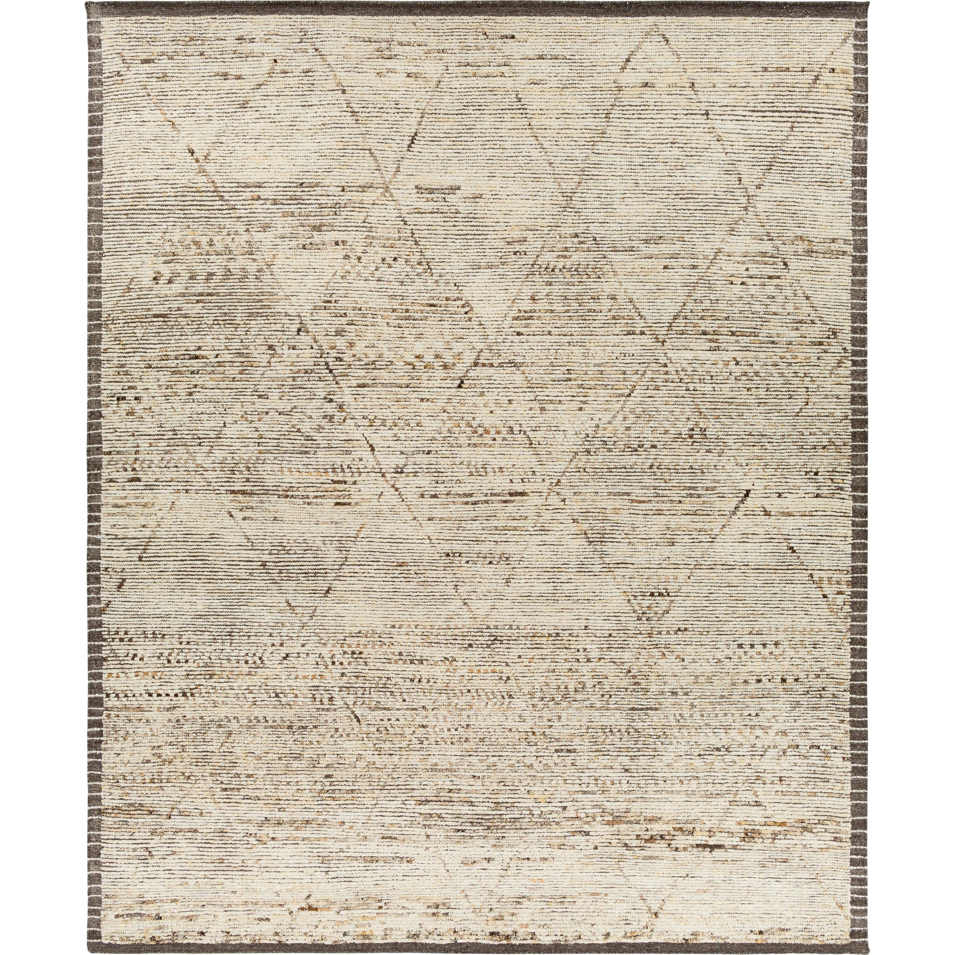 Khyber Rug - 30237 by Surya in brown, tan, black, dark brown, charcoal, beige. Made from unique in a unique style.