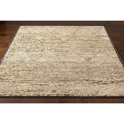 Khyber Rug - 30237 by Surya in brown, tan, black, dark brown, charcoal, beige. Made from unique in a unique style.