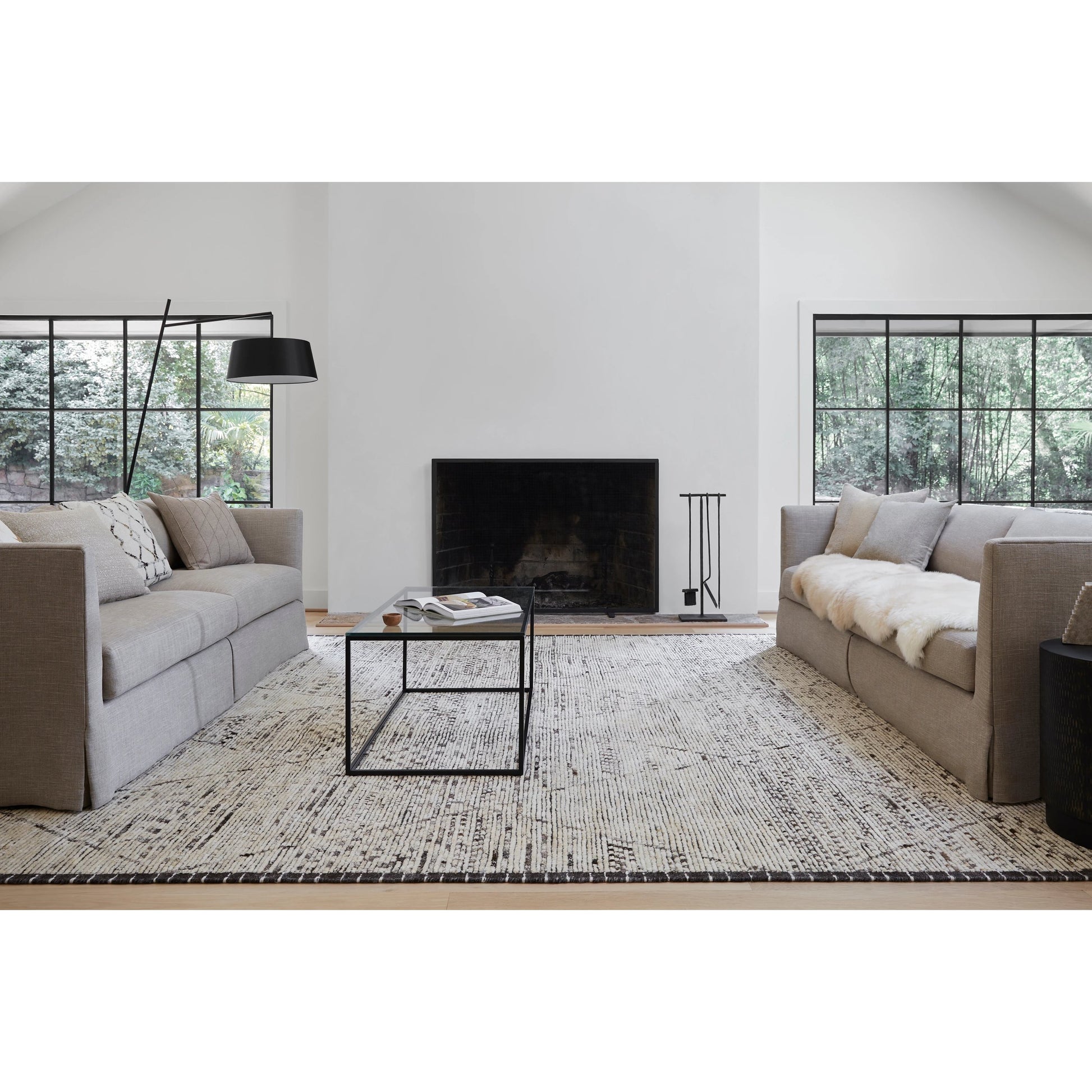 Khyber Rug - 30237 by Surya in brown, tan, black, dark brown, charcoal, beige. Made from unique in a unique style.