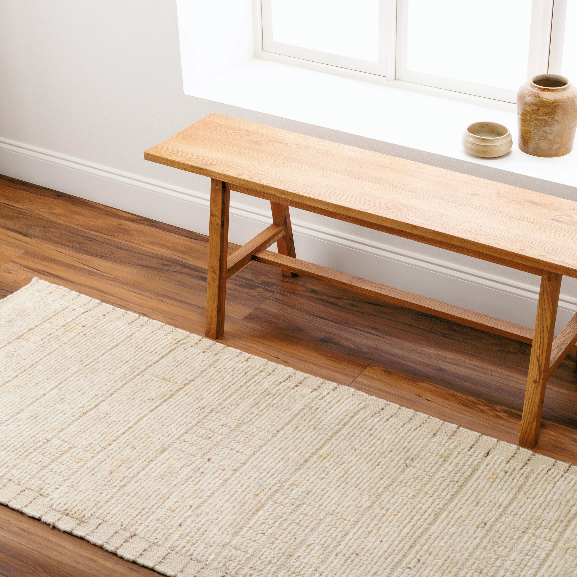 Khyber Rug - 30880 by Surya in wheat, beige, dark brown. Made from 90% wool, 10% polyester in a unique style.