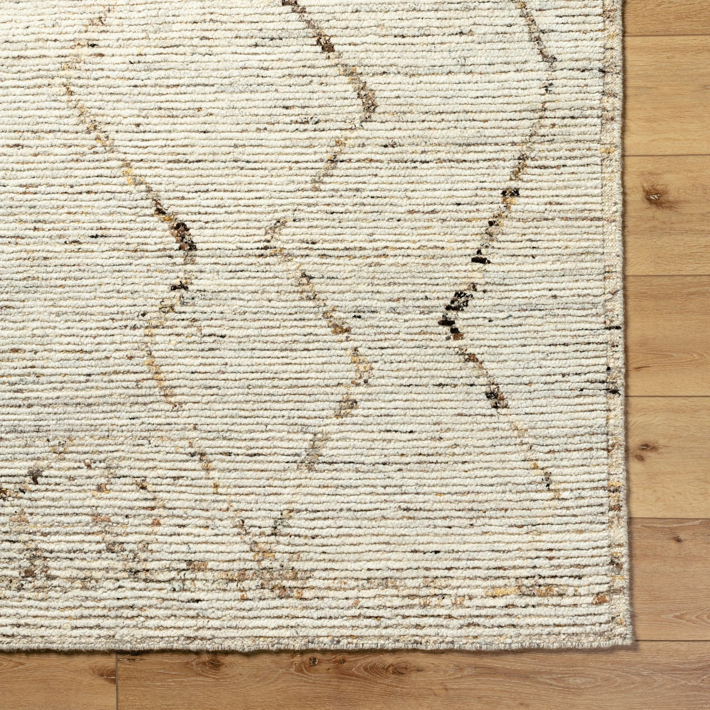 005 SI-2164266,SI-2164267,SI-2164268,SI-2164269,SI-2164270,SI-2164271 | Closeup | Khyber Rug - 527198 by Surya in light silver, ash, warm grey, off-white, prairie dust, sage. Made from wool in a unique style.