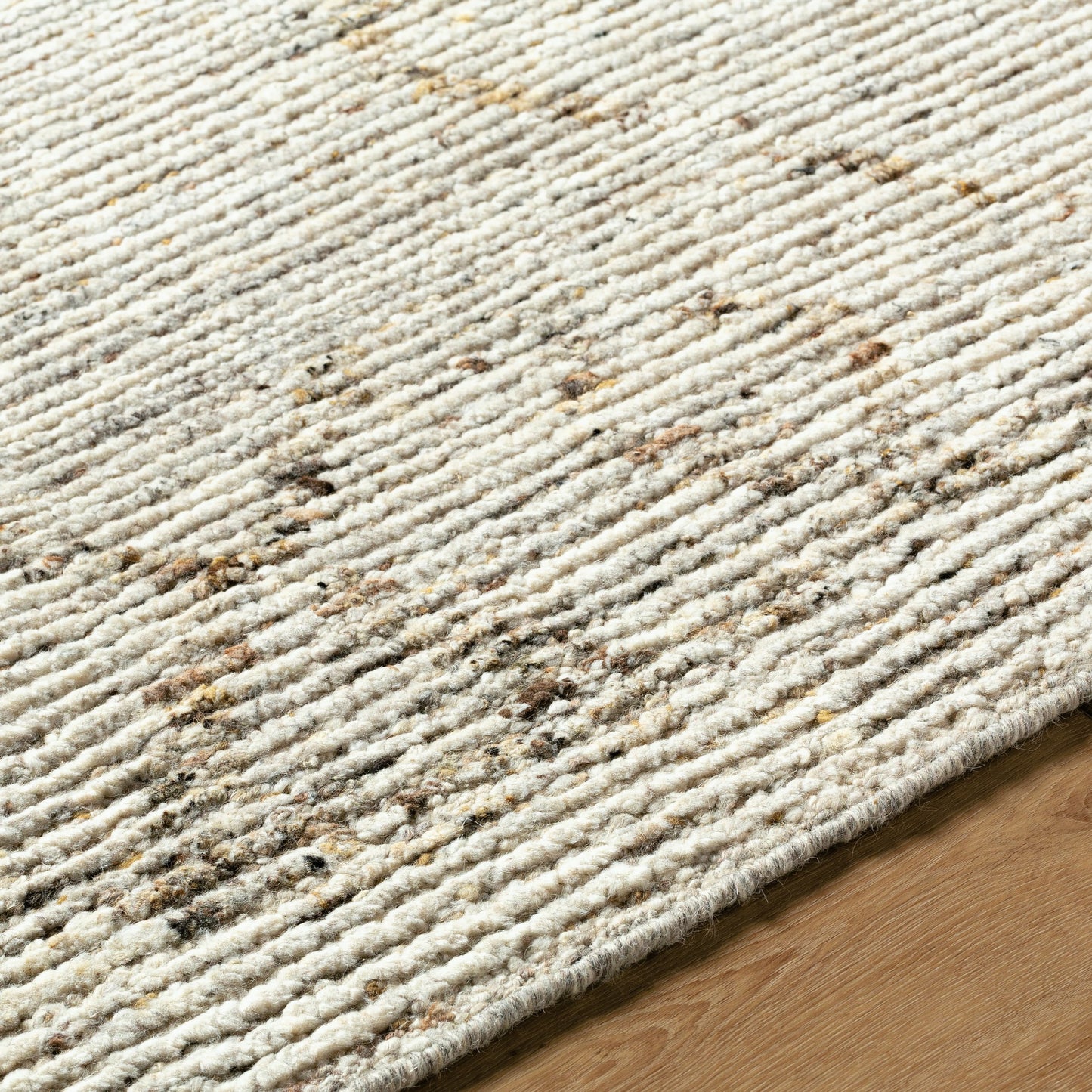 004 SI-2164266,SI-2164267,SI-2164268,SI-2164269,SI-2164270,SI-2164271 | Closeup | Khyber Rug - 527198 by Surya in light silver, ash, warm grey, off-white, prairie dust, sage. Made from wool in a unique style.