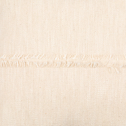 Kiefer Pillow - 5879 by Surya in cream. Made from 100% cotton in a cottage & farmhouse style.