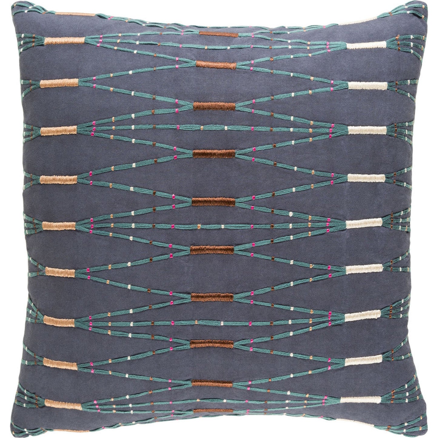 002 S-230454,S-230455,S-230456,S-230457 | Primary Silo | Kikuyu Pillow - 26882 by Surya. Made from 100% cotton in a eclectic & global style.