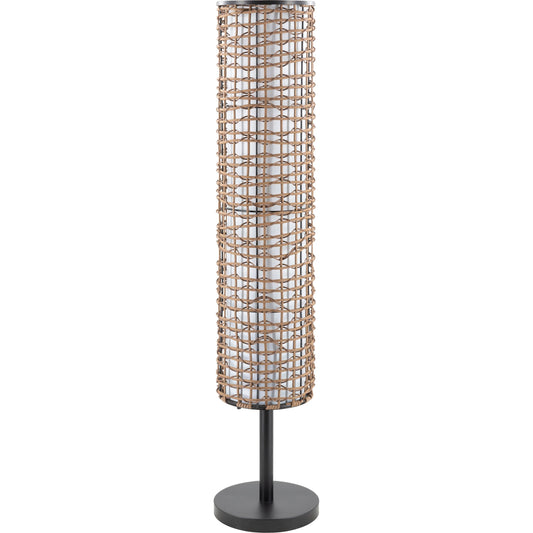 Kitto - 25449 by Surya in black, tan and hand finishedpainted. Made from polyester, metal in a eclectic & global style.