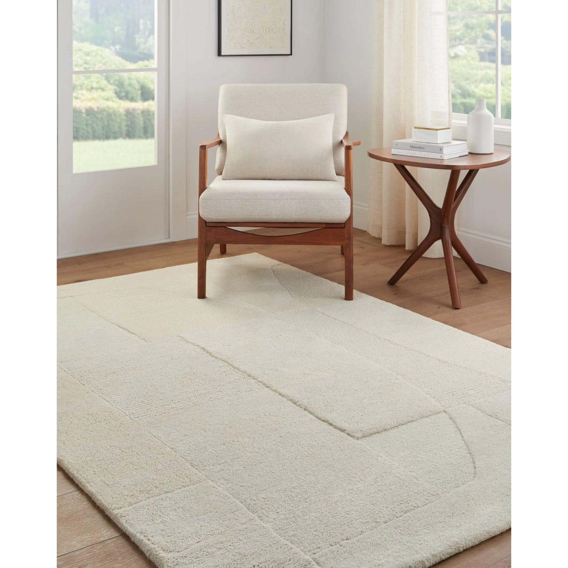 Kinsley KIS-2303 Rug by Livabliss in ivory, cream, beige, sand. Made from wool in a unique style.