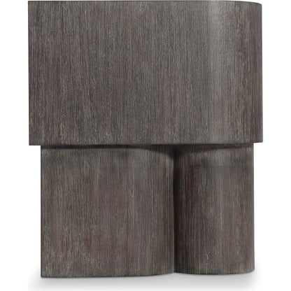 Nonza Side Table by Bernhardt in bracken. Made from wood in a transitional style.