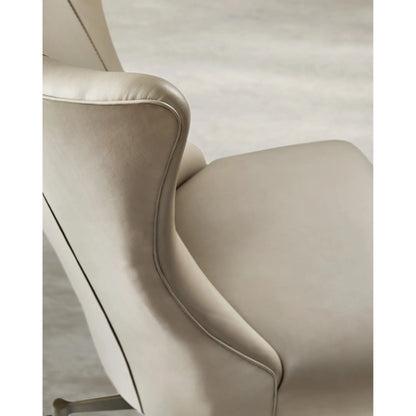 Lynn Executive Swivel Tilt Chair by Hooker Furniture in apollo mineral. Made from leather in a unique style.