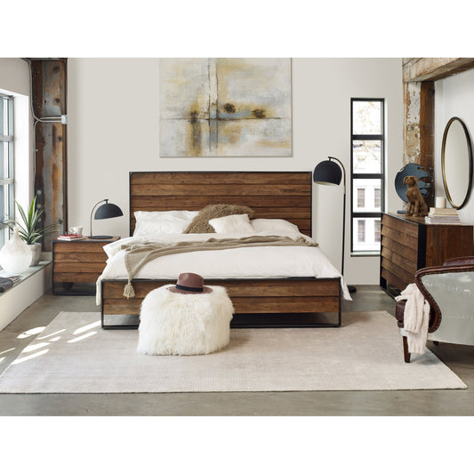 Sax Round Mirror by Moe's Home Collection in black. Made from metal frame, glass in a modern style.