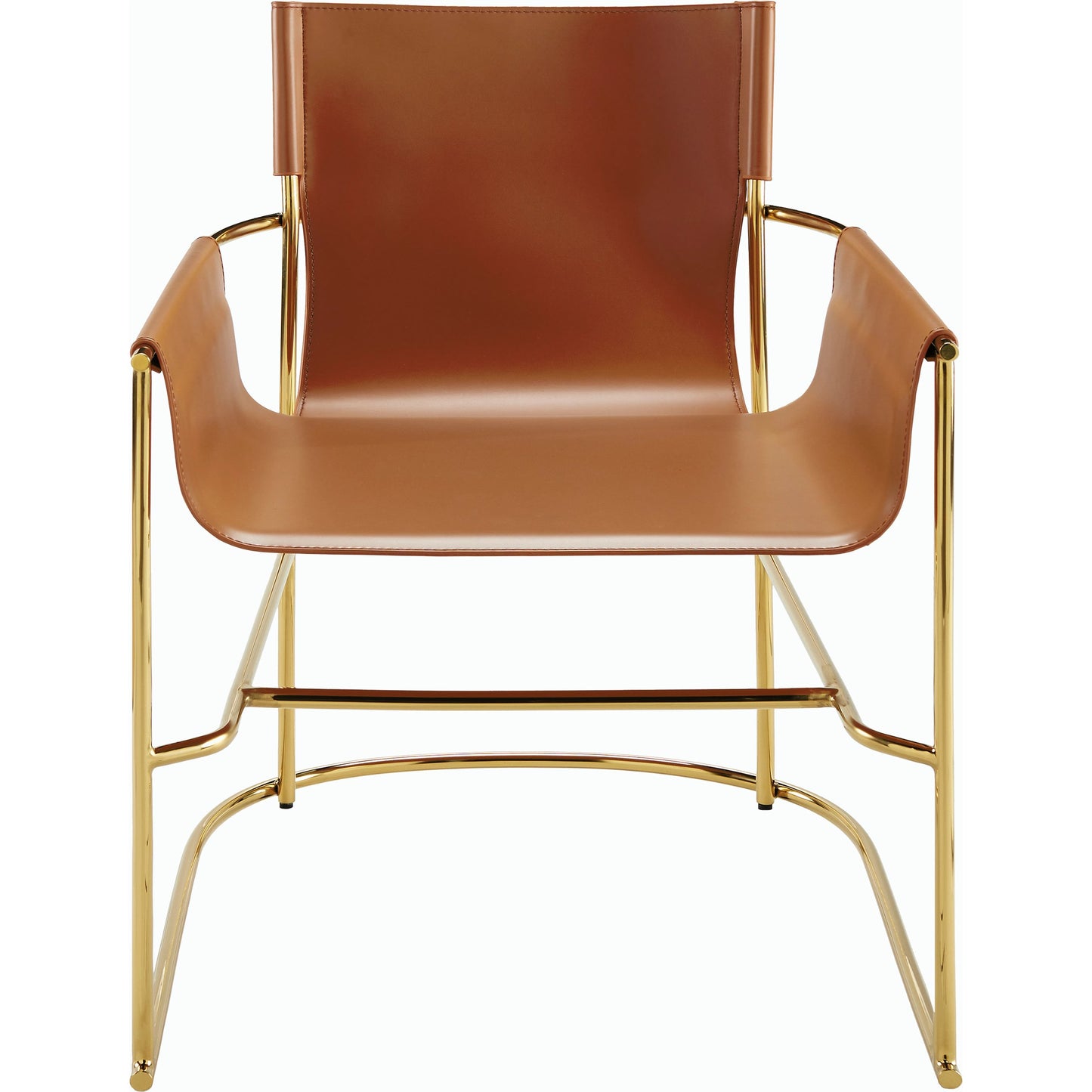 002 SI-2053484 | Additional Silo | Kara - 497370 by Surya in camel and electroplated. Made from upholstery: pvc, base: stainless steel, fill: 100% polyurethane foam in a modern style.