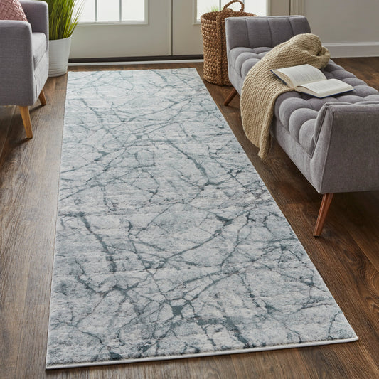 Atwell Transitional Rug - 3282F by Feizy in blue, gray, ivory. Made from polypropylene in a unique style.