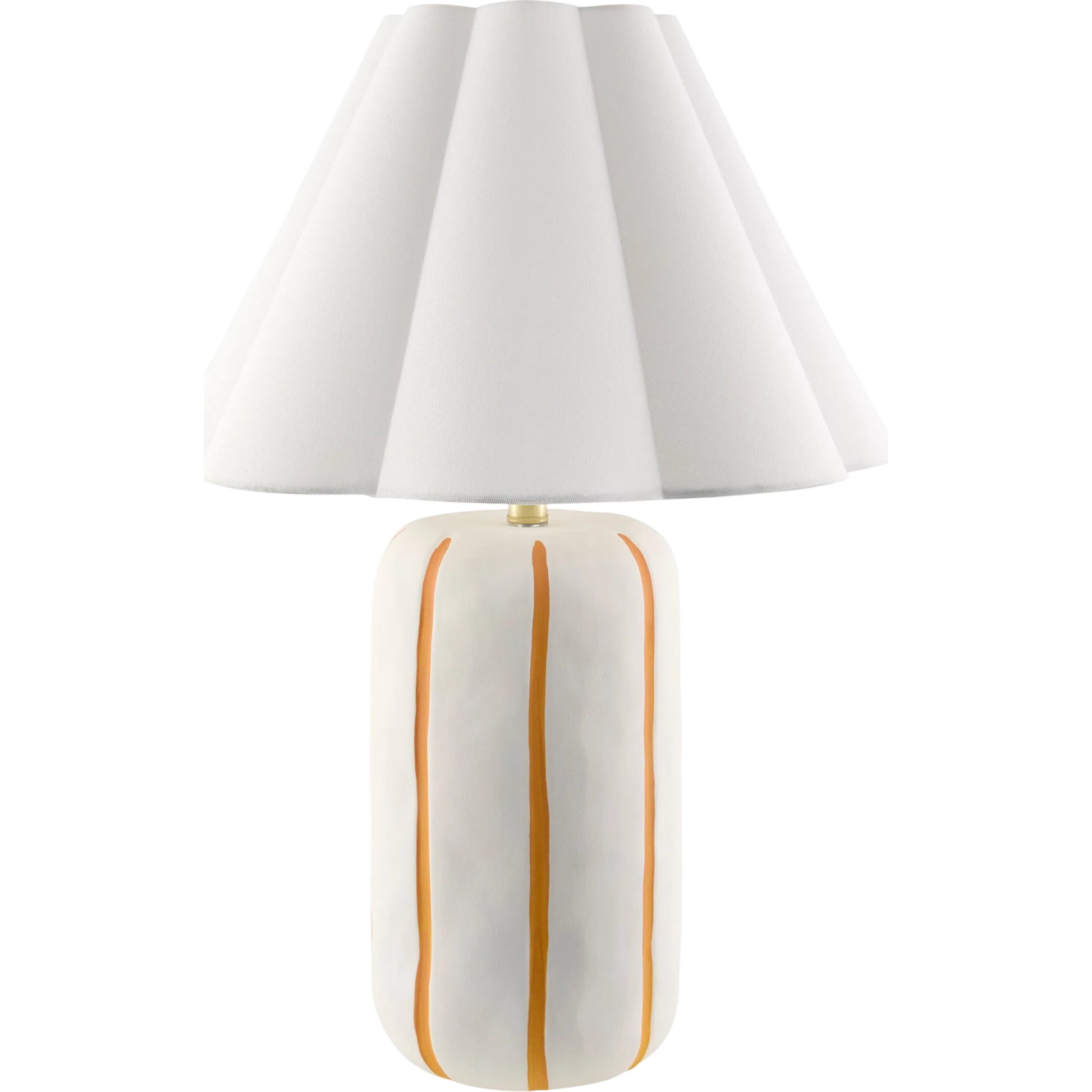 Kinki Accent Table Lamp by Livabliss in hand painted. Made from ceramic, linen, polyester, iron in a unique style.