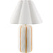 Kinki Accent Table Lamp by Livabliss in hand painted. Made from ceramic, linen, polyester, iron in a unique style.