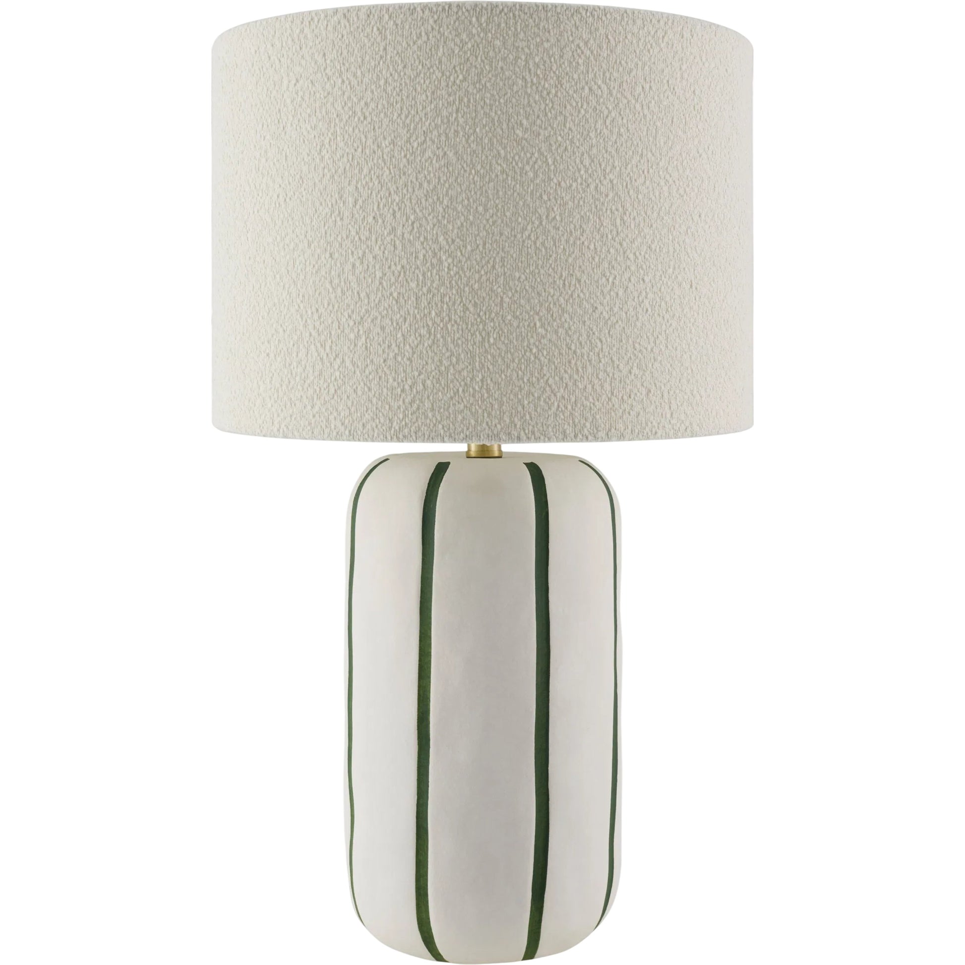 Kinki Accent Table Lamp by Livabliss in hand painted. Made from ceramic, linen, polyester, iron in a unique style.