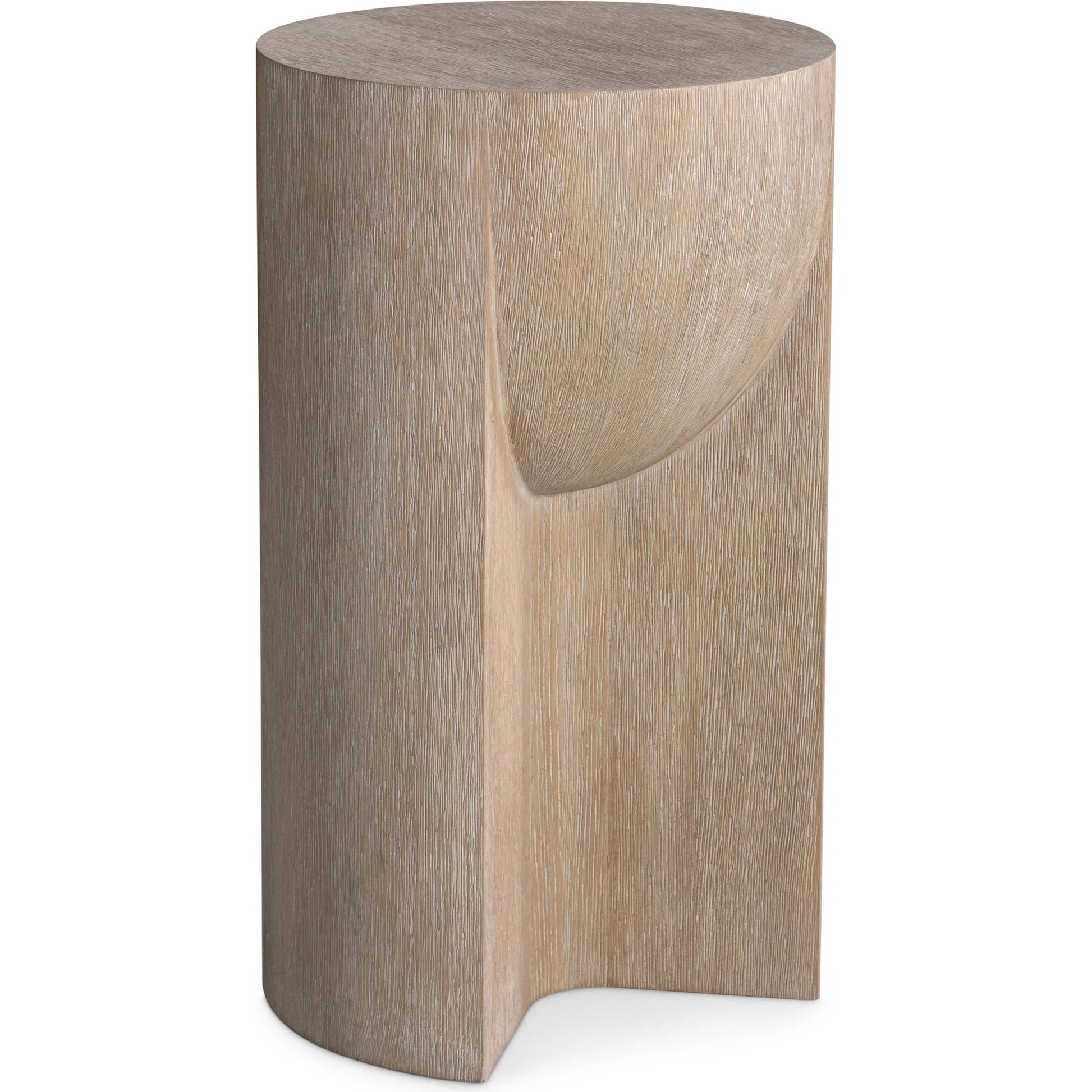 Loggia 14" Side Table by Bernhardt in aria. Made from wood, resin in a transitional style.