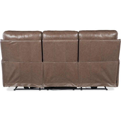 Twain Zero Gravity Power Sofa with Power Headrest and Lumbar by Hooker Furniture in brown. Made from unique in a traditional style.