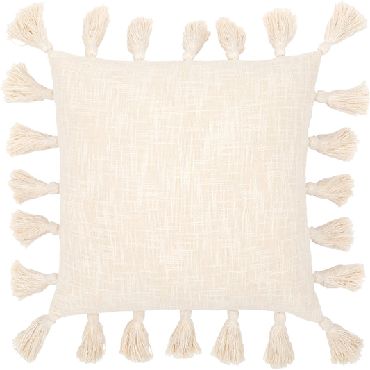 001 SI-1884025,SI-1884026 | Additional Silo | Kellie Pillow - 20681 by Livabliss in cream. Made from 100% cotton in a cottage & farmhouse style.
