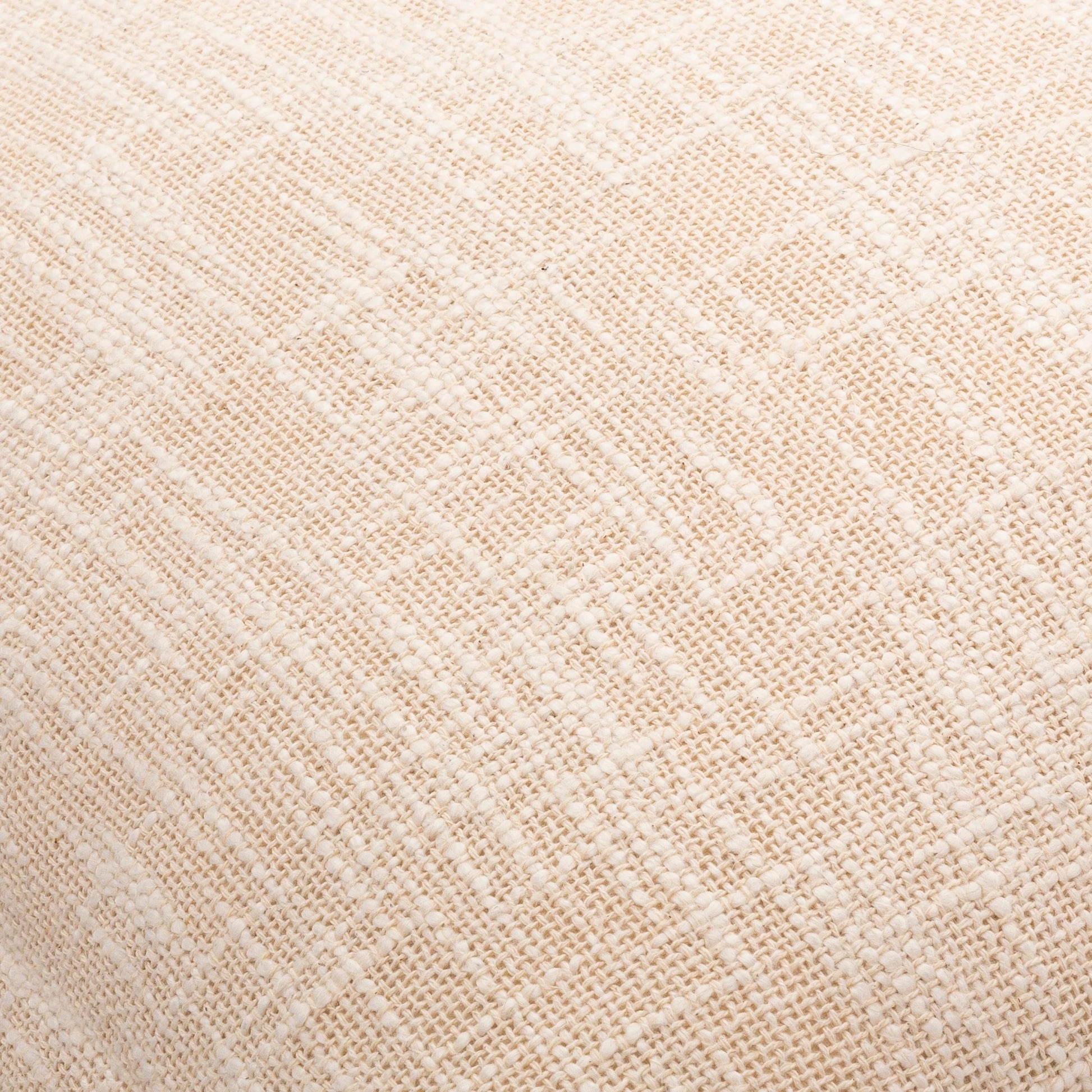 Kellie Pillow - 20681 by Livabliss in cream. Made from 100% cotton in a cottage & farmhouse style.