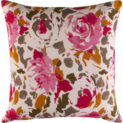 Kalena Pillow - 20845 by Surya. Made from 55% linen, 45% cotton in a modern style.