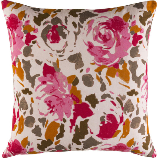 Kalena Pillow - 20845 by Surya. Made from 55% linen, 45% cotton in a modern style.