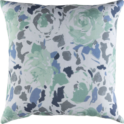 Kalena Pillow - 20845 by Surya. Made from 55% linen, 45% cotton in a modern style.