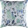 Pale Blue, Sea Foam, Sage, Denim, Medium Gray, Navy / Down Feather / 22" x 22"