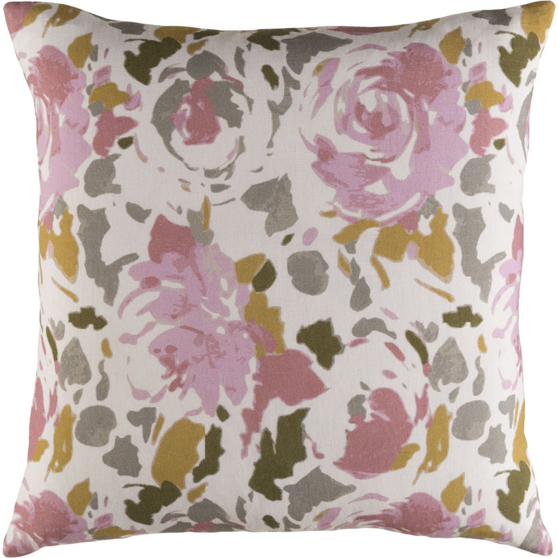 Kalena Pillow - 20845 by Surya. Made from 55% linen, 45% cotton in a modern style.