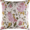 Khaki, Pale Pink, Bright Pink, Mustard, Dark Brown, Taupe / Down Feather / 20" x 20"