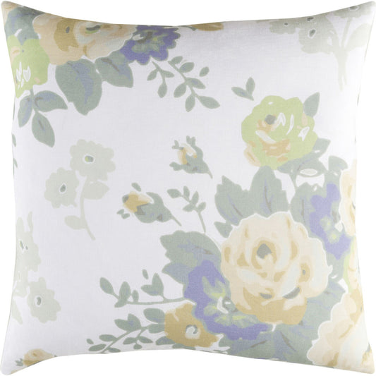 Kalena Pillow - 18133 by Surya. Made from 55% linen, 45% cotton in a cottage & farmhouse style.