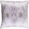 Lavender, Khaki, Light Gray, Bright Purple, Violet, Medium Gray / Down Feather / 18" x 18"