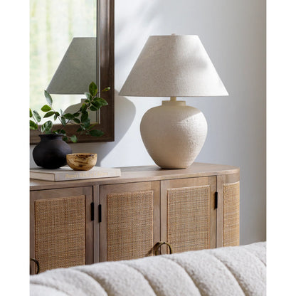 Kaliyu Table Lamp - 531306 by Livabliss in paintedpainted. Made from resin, linen, metal, plastic in a modern style.