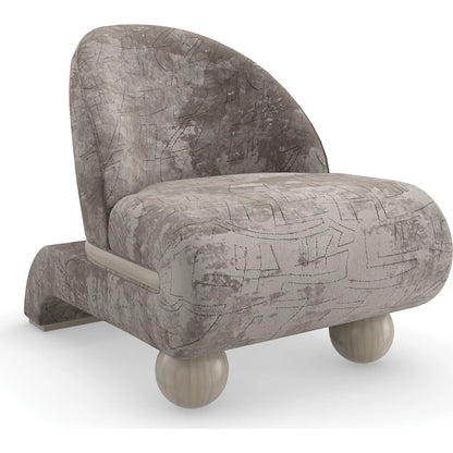 Bora Bora Accent Chair by Caracole in sabbia. Made from ash, japanese sen in a eclectic & global style.