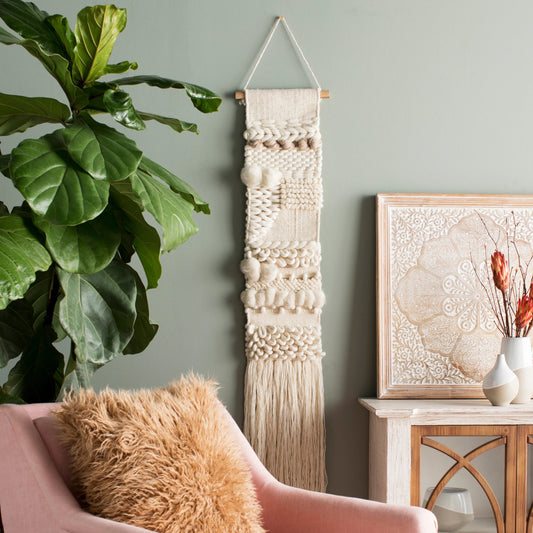 Kamal - 22567 by Livabliss in cream, wheat. Made from 90% wool, 10% viscose in a eclectic & global style.