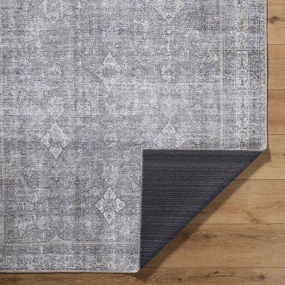 Kemer KMR-2311 Rug by Livabliss in sage, beige, aqua, seafoam, cream, black. Made from polyester in a unique style.