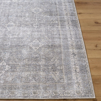 Kemer KMR-2311 Rug by Livabliss in sage, beige, aqua, seafoam, cream, black. Made from polyester in a unique style.