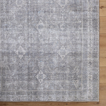 Kemer KMR-2311 Rug by Livabliss in sage, beige, aqua, seafoam, cream, black. Made from polyester in a unique style.