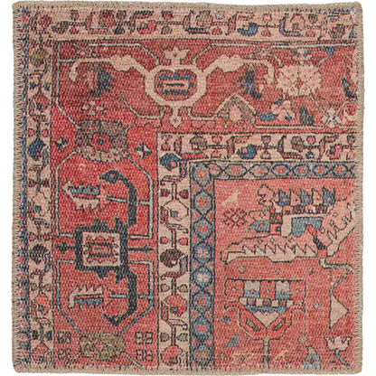 Kindred KND08 Rug by Jaipur Living in red, blue. Made from 100% polyester in a unique style.