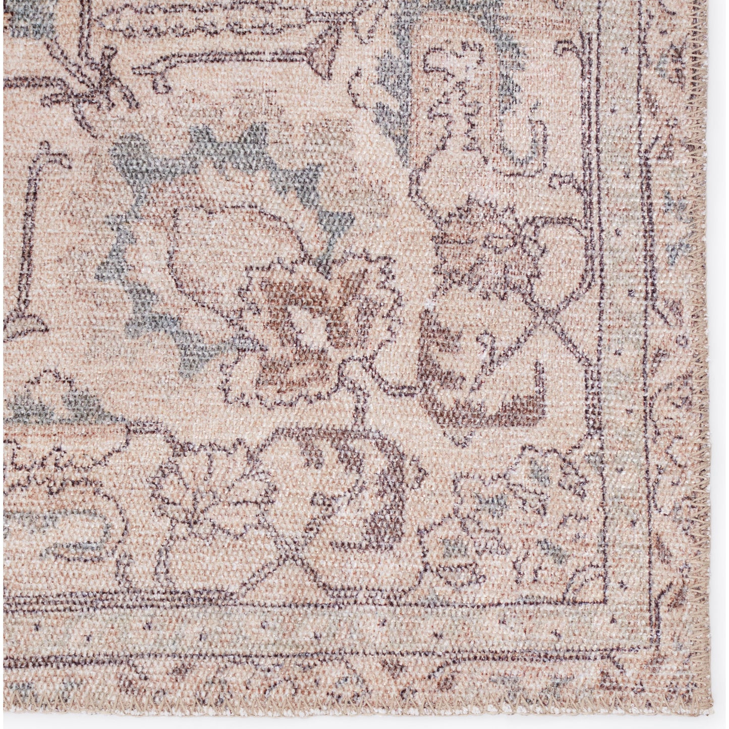 002 SI-1717836,SI-1717837,SI-1717838,SI-1717839,SI-1785614,SI-2386257 | Primary Silo | Kindred KND14 Rug by Jaipur Living in light blue, light tan. Made from 100% polyester in a unique style.