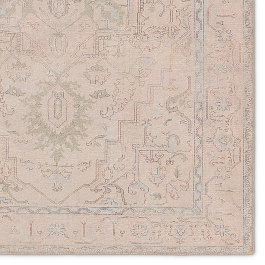 Kindred KND17 Rug by Jaipur Living in beige, light blue. Made from 100% polyester in a unique style.