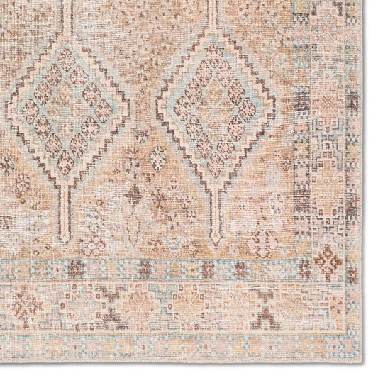 Kindred KND20 Rug by Jaipur Living in yellow, tan. Made from 100% polyester in a unique style.