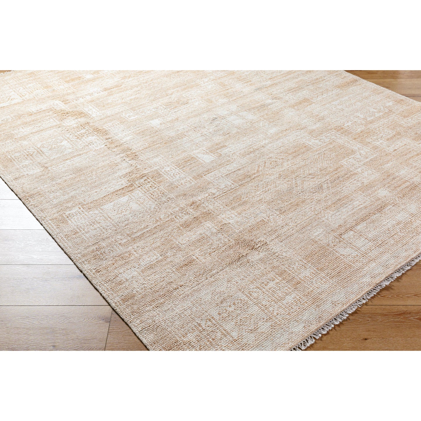 005 SI-2164490,SI-2164491,SI-2164492,SI-2164493,SI-2164494 | Closeup | Kunal Rug - 529047 by Surya in pearl, natural. Made from wool in a unique style.