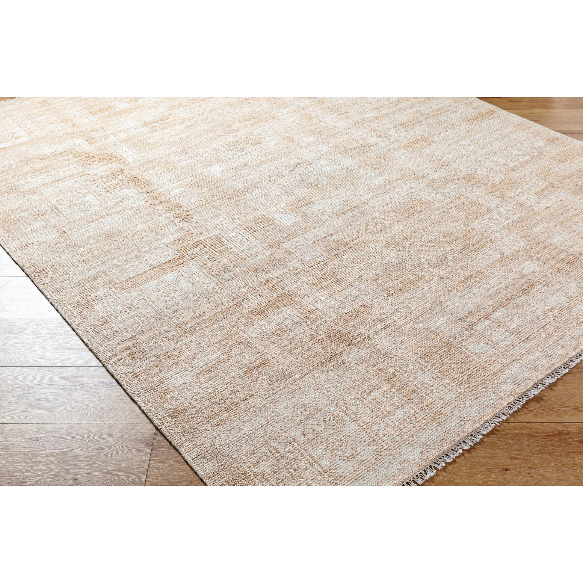 Kunal Rug - 529047 by Surya in pearl, natural. Made from wool in a unique style.