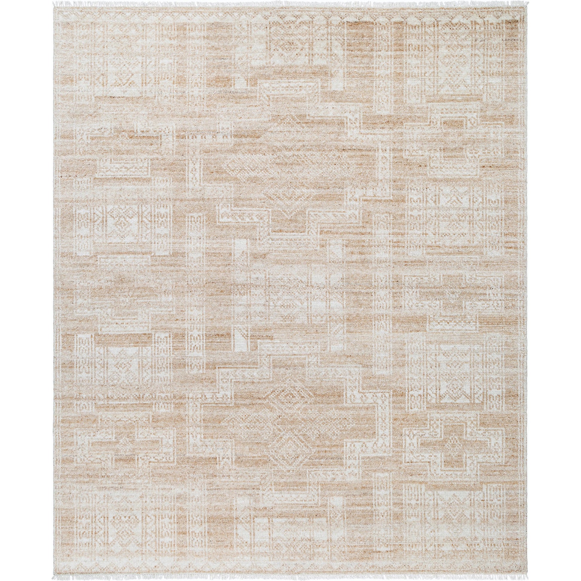 Kunal Rug - 529047 by Surya in pearl, natural. Made from wool in a unique style.