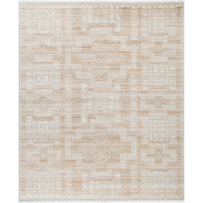 Kunal Rug - 529047 by Surya in pearl, natural. Made from wool in a unique style.