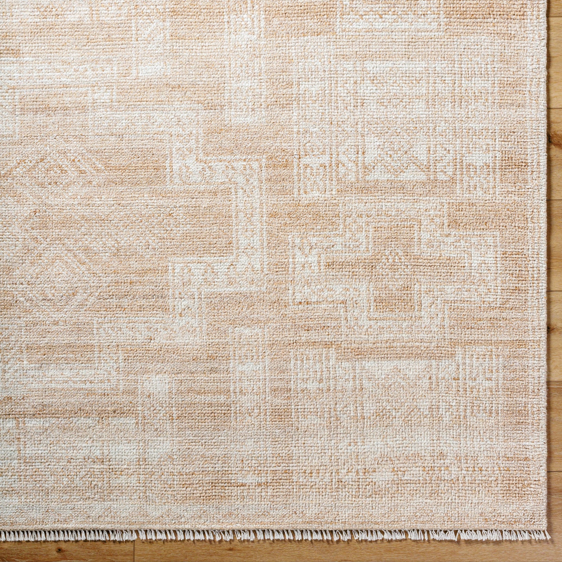Kunal Rug - 529047 by Surya in pearl, natural. Made from wool in a unique style.
