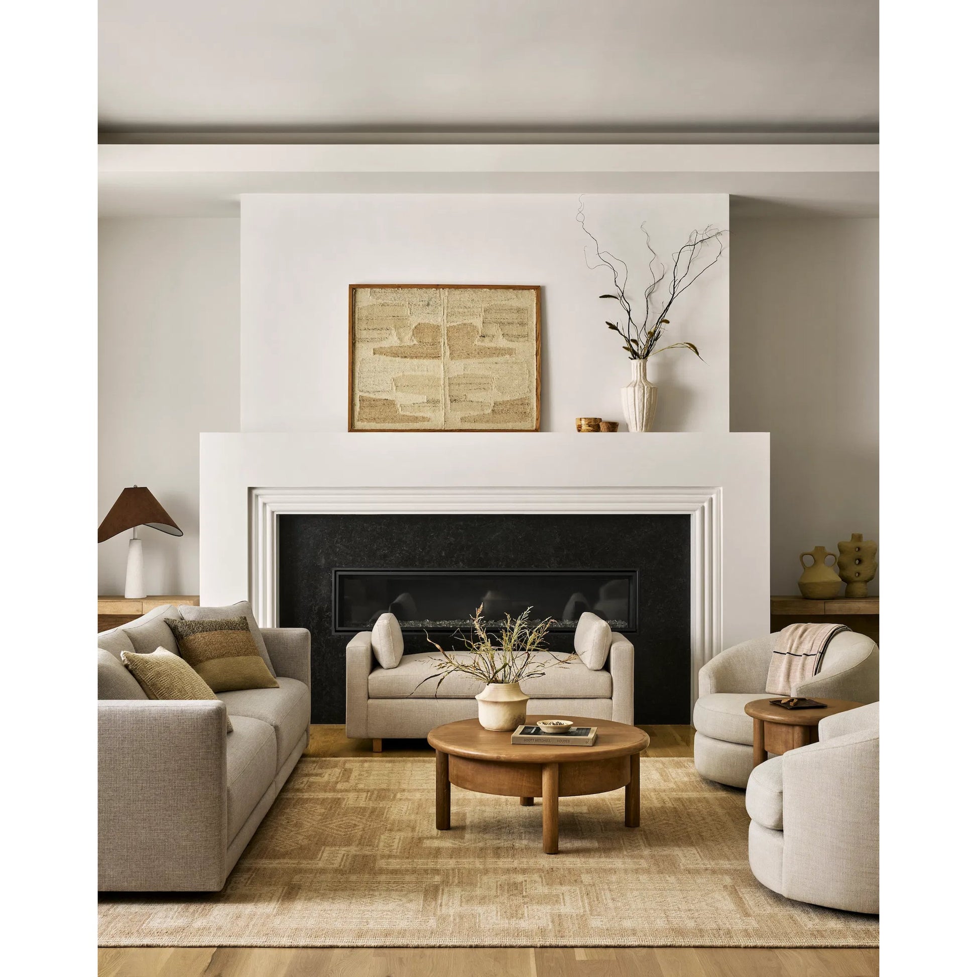Kunal Rug - 529047 by Surya in pearl, natural. Made from wool in a unique style.
