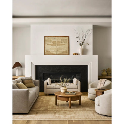 Kunal Rug - 529047 by Surya in pearl, natural. Made from wool in a unique style.